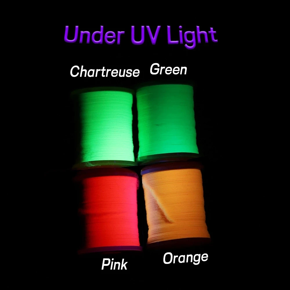 WIFREO 100 yardas 200D UV hilo de mosca grande Premium fuerte duradero atado de moscas carrete de hilo salmón moscas de lubina atado Material de hilo - imagen 5