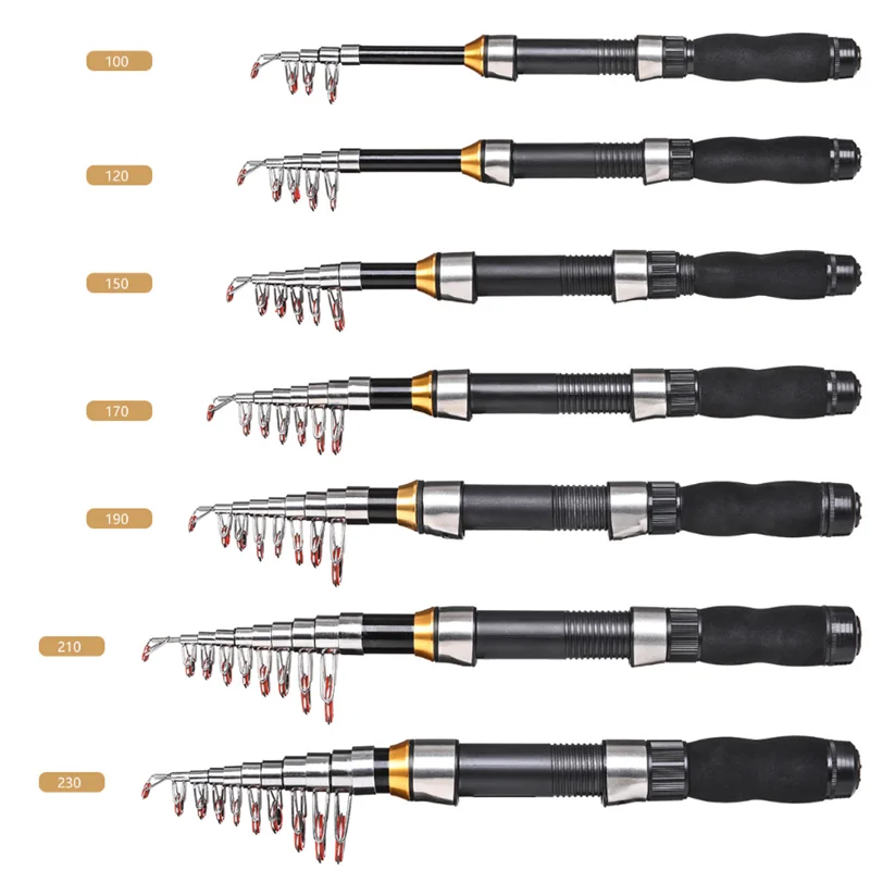 Mini caña de pescar FRP de fundición larga ultracorta, tienda portátil, caña de mar de Boutique, venta directa de fábrica para un fácil fundición y almacenamiento - imagen 3