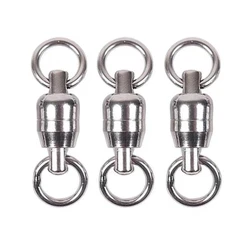 Giratorio de acero inoxidable con rodamiento de bolas – Anillo sólido