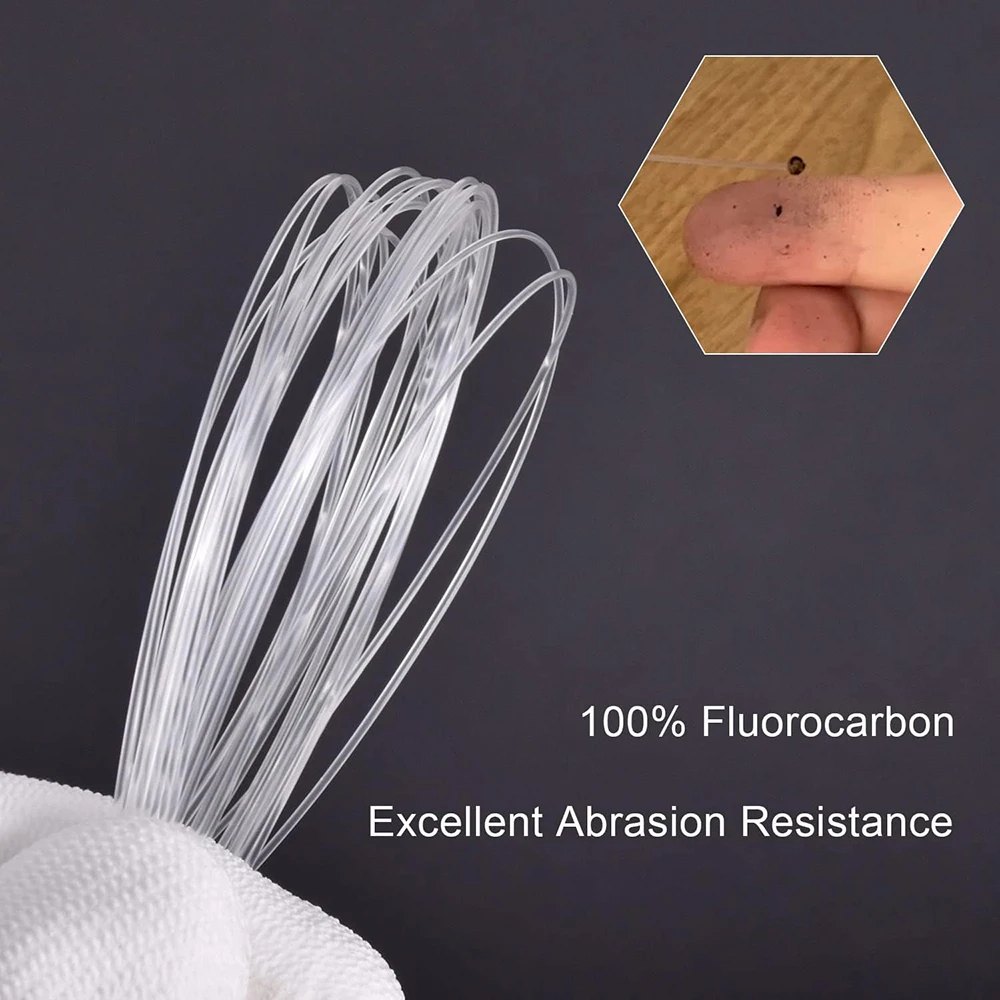 Thornsline-sedal de pesca líder de fluorocarbono 100%, fibra de carbono de 50M, Material de línea de gran tamaño de Japón, suministros de artículos de pesca de carpa - imagen 5