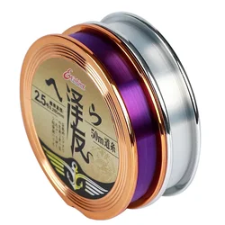 Fluorocarbono invisible de alta resistencia para pesca deportiva