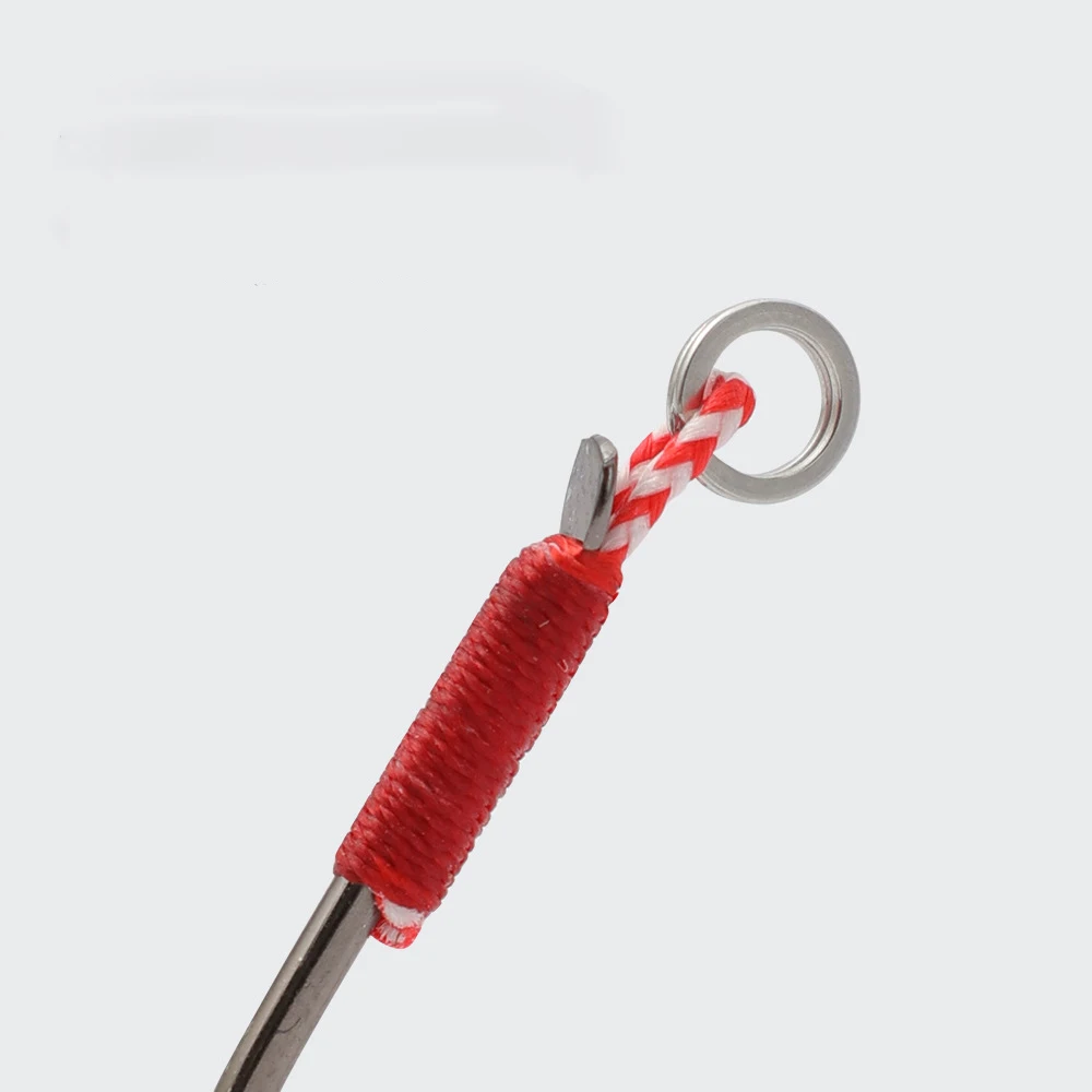 Anzuelo de pesca de 10 piezas, 6 #7 #8 #9 #10 #11 #, anzuelo único, cebo duro, accesorios de plantilla de Pesca de Mar, anzuelos individuales - imagen 4