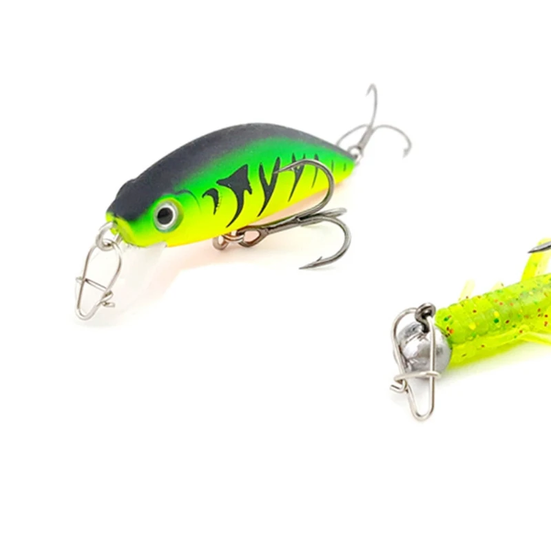 Clips conectores de pesca en acero inoxidable – Para aparejos y señuelos - imagen 5