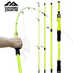 Caña de spinning ultraligera BAKAWA con mango EVA para señuelos