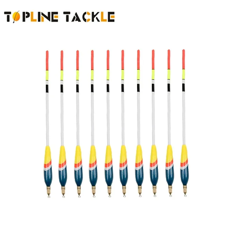 Juego de flotadores de pesca que brillan en la oscuridad, flotadores de pesca de alta visibilidad para uso nocturno y diurno, indicador flotante duradero para todo tipo de clima