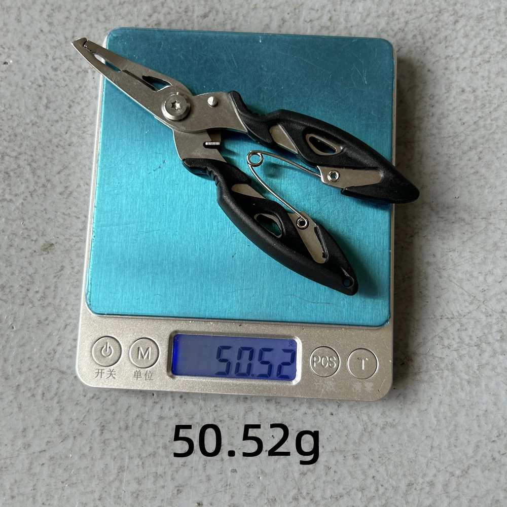 Alicates de pesca, tijeras de línea trenzada, cortador de señuelos, removedor de anzuelos, etc. Herramienta de aparejos de pesca, pinzas de uso de pescado, tijeras multifunción - imagen 2