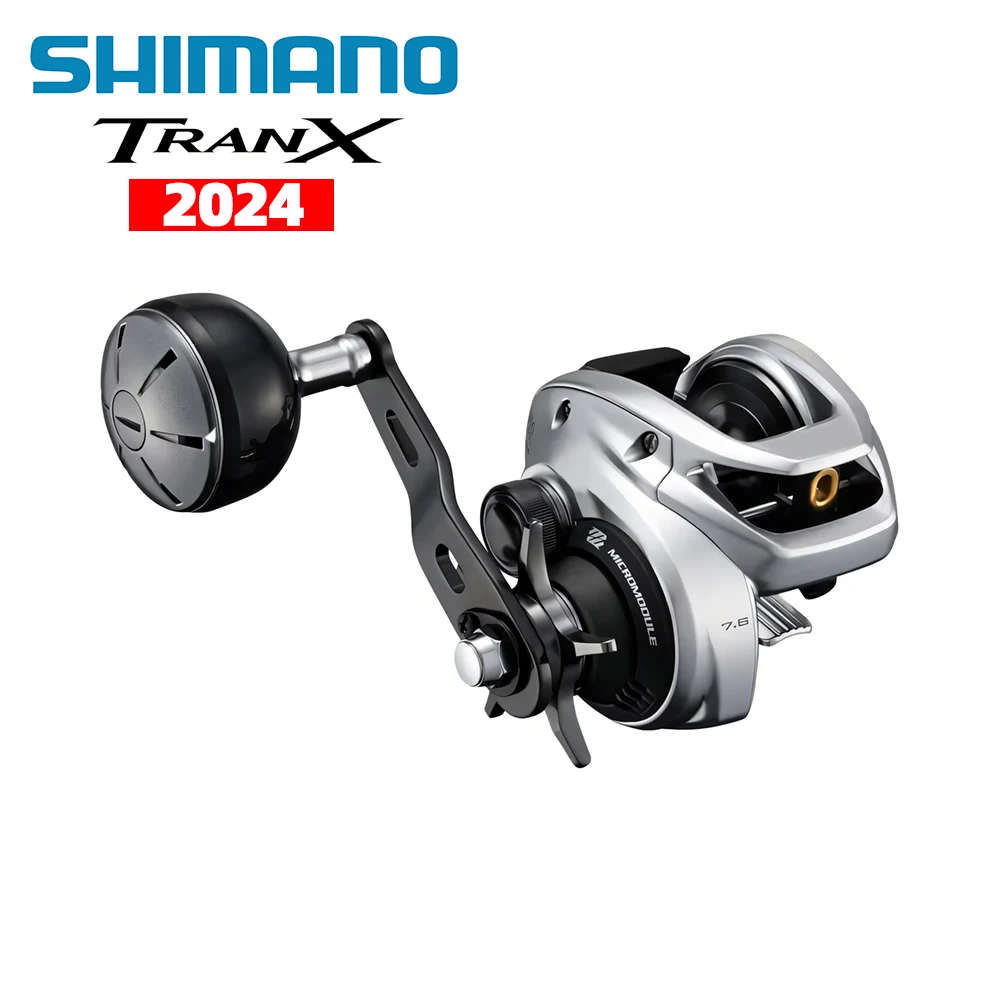 2024 SHIMANO TRANX 300 carrete de pesca Baitcast 5 + 1BB Drag8-10KG carrete de fundición rueda de agua de mar - imagen 3