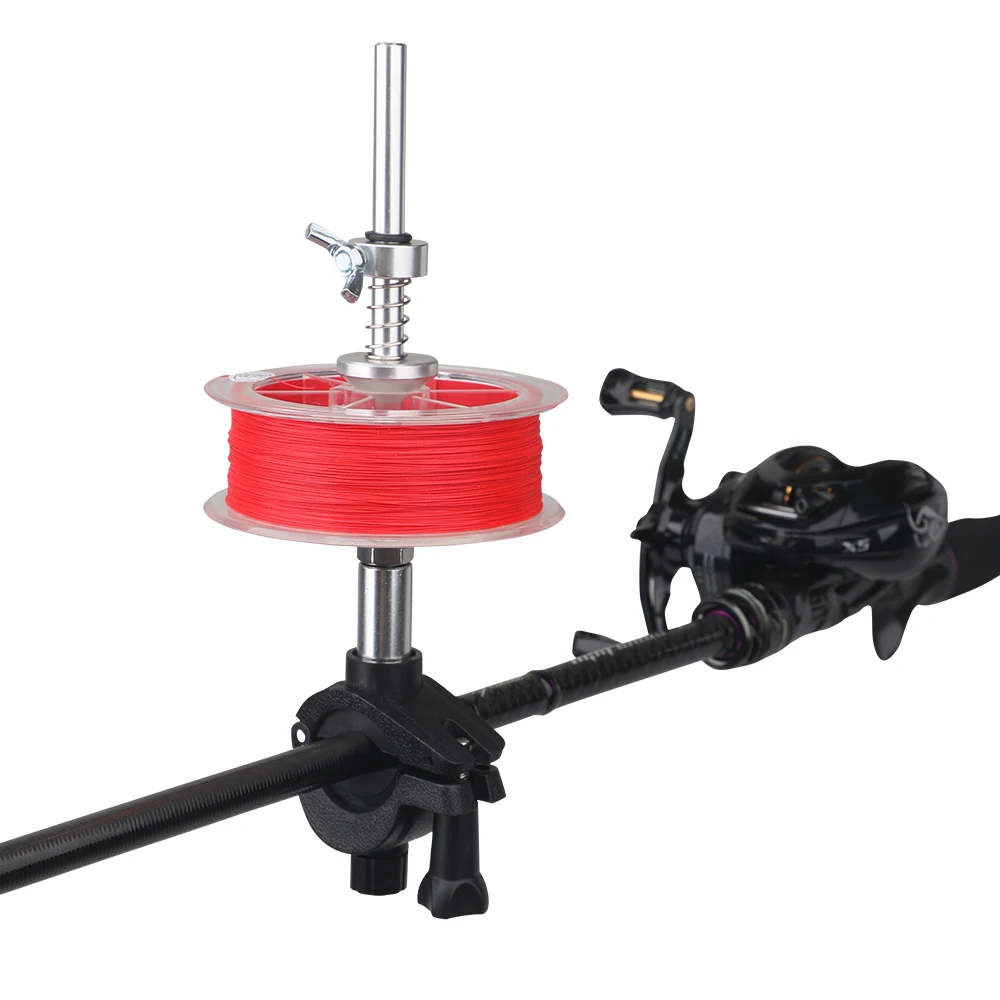 Carrete baitcasting negro de aluminio con enrollador suave duradero - imagen 2