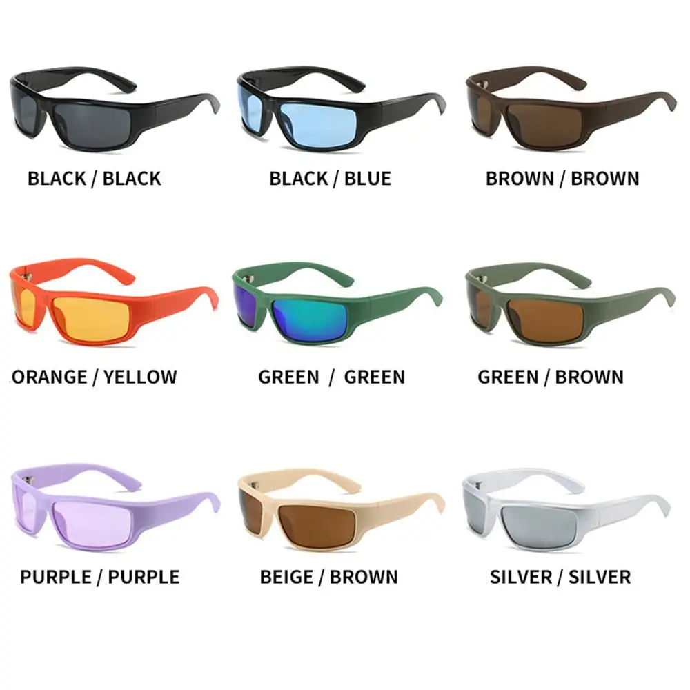 Moda Deportes Steampunk Mujeres Gafas de sol Sombras para hombres Gafas punk Y2K Gafas de sol - imagen 5