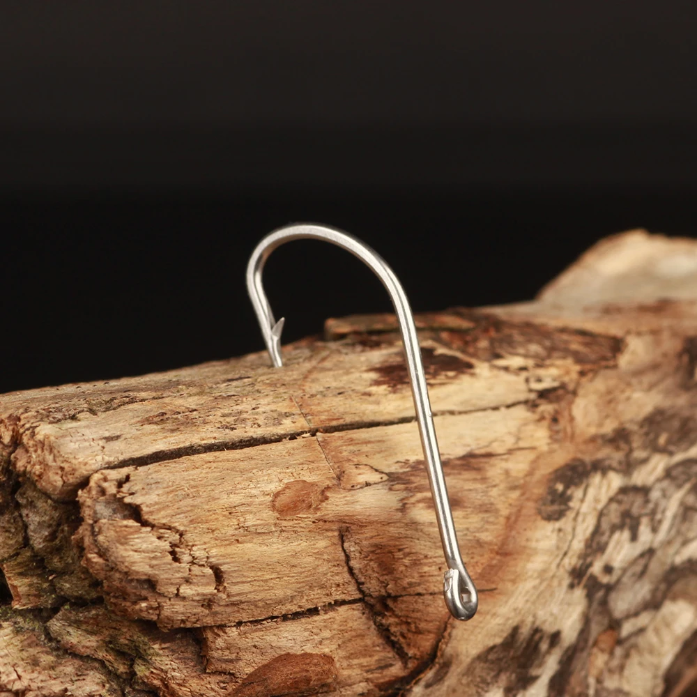 FTK-anzuelos de pesca de carpa con púas de acero inoxidable de alto carbono, paquete de 1-4/0 #50 piezas 5/0 #-6/0 #30 piezas, aparejos de pesca - imagen 4