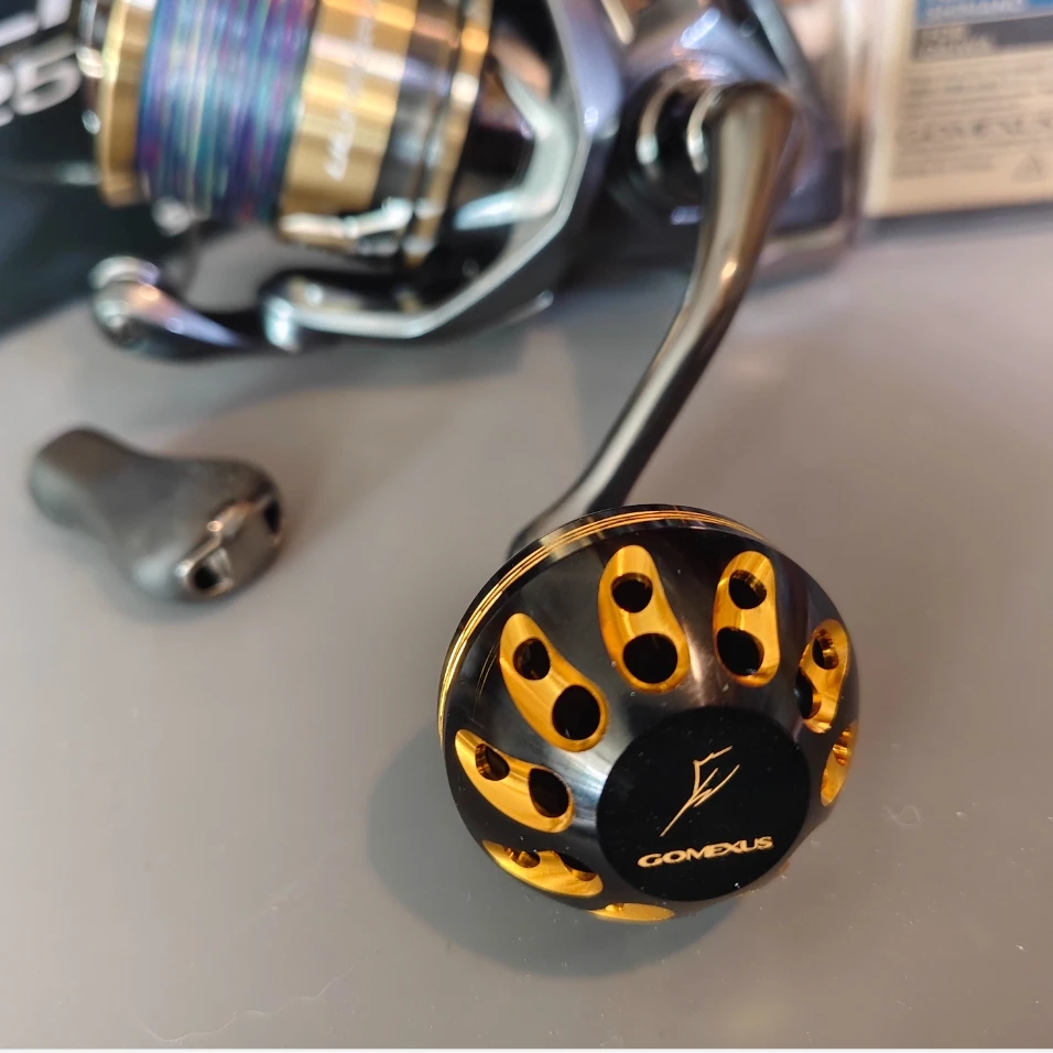 1 perilla de mango esférico Baitcaster carrete giratorio carrete redondo perilla Universal accesorios de perilla piezas de modificación de pesca