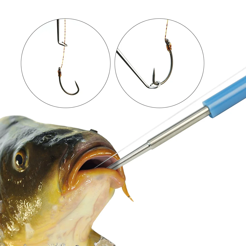 Hirisi-removedor de anzuelos de pesca de acero inoxidable, desacoplador de anzuelos, herramientas de pesca de desacoplamiento rápido - imagen 2