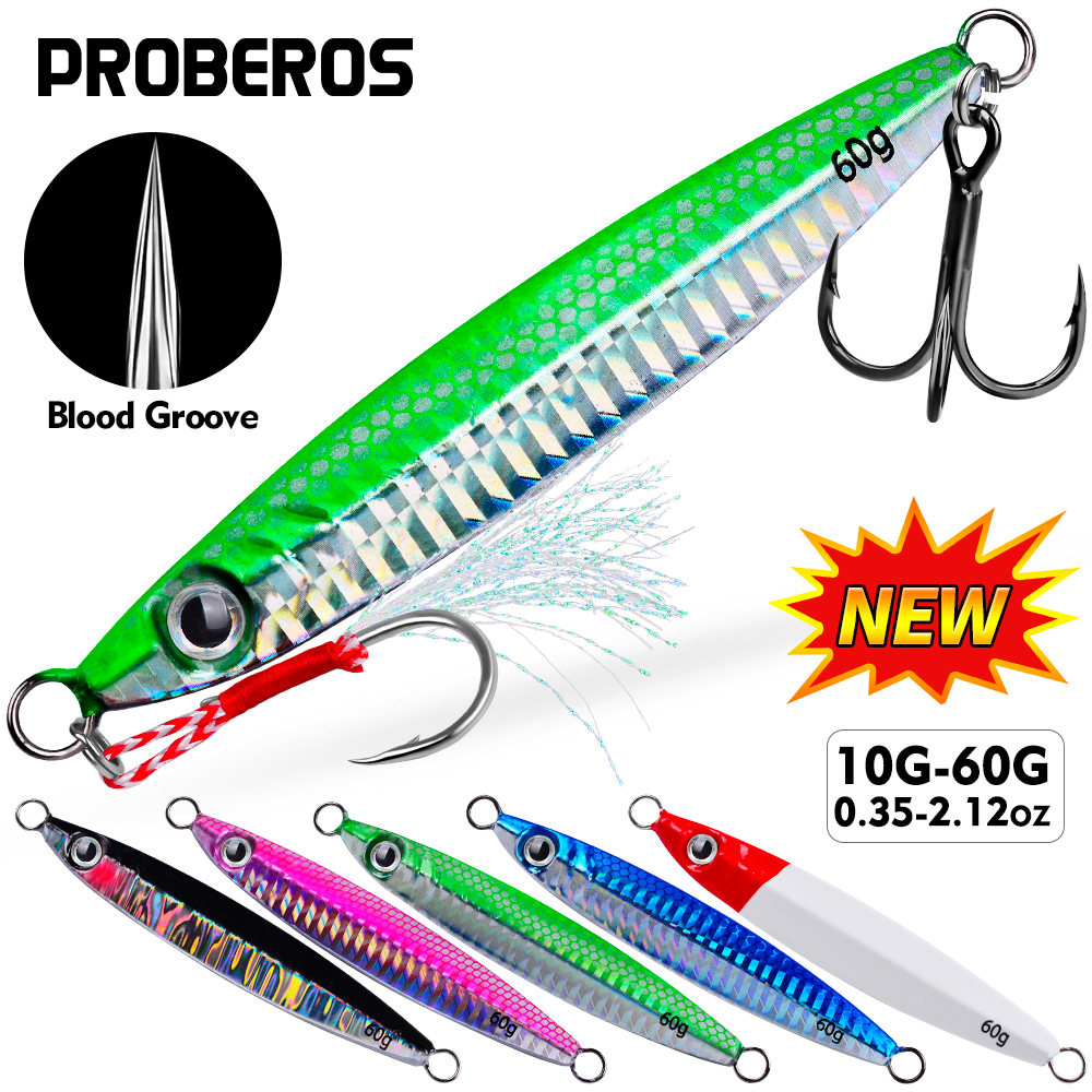 PROBEROS Plantilla de Metal – Señuelo duro para pesca marina