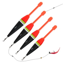 Flotador de pesca para mar con palo luminoso