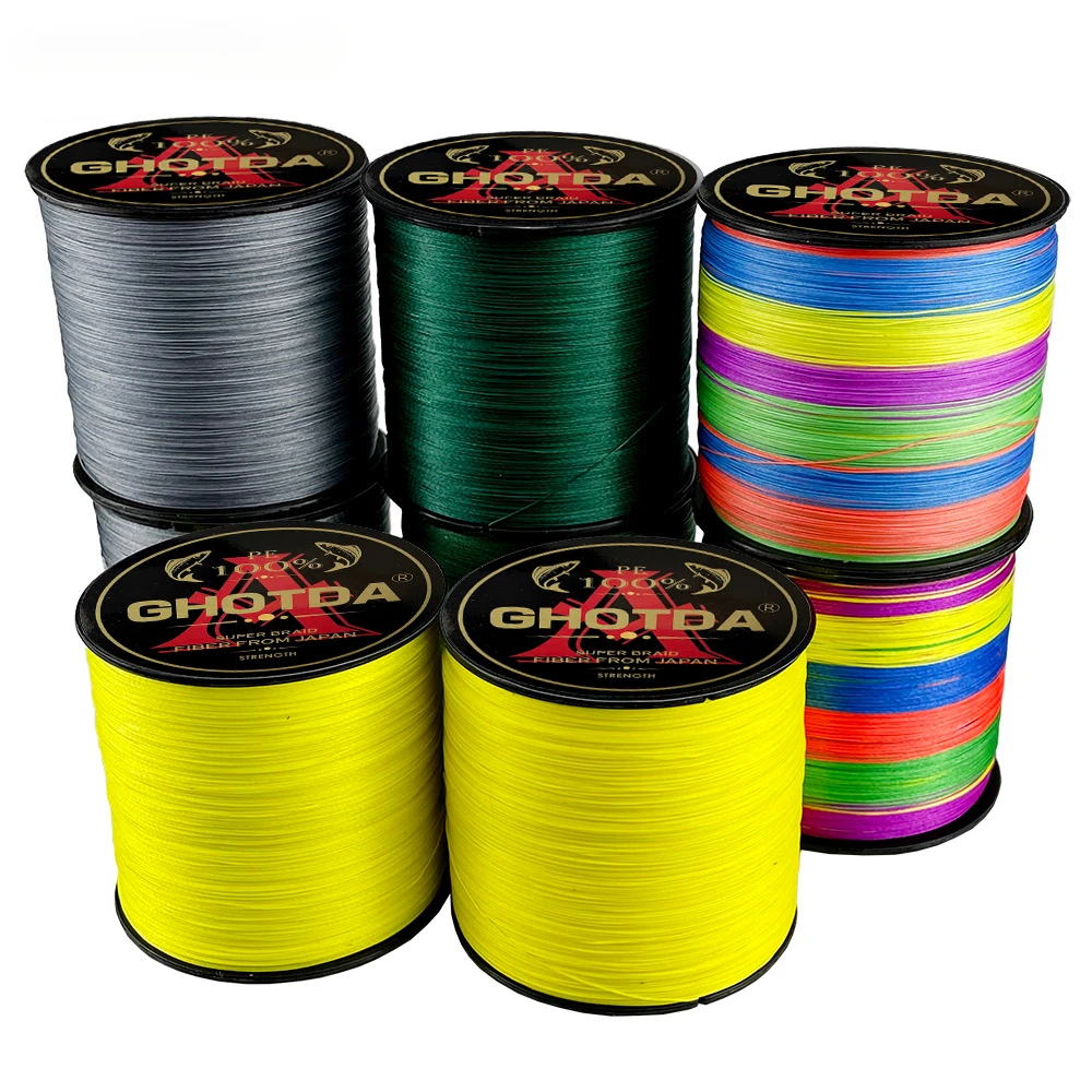 Sedal de pesca X16 de 16 hebras, hilo de PE trenzado resistente a la abrasión de 25-200lb para agua dulce y salada, 100-1000m - imagen 4