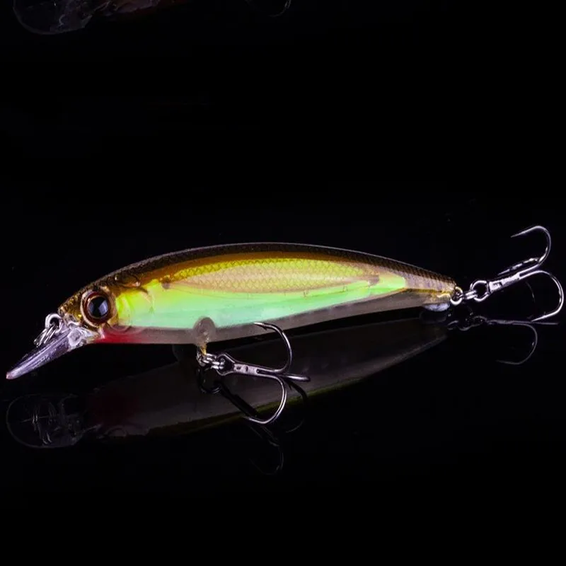 Señuelo luminoso piezas Pesca, cebo duro de 8cm/5,5g, aparejos de Pesca, Swimbait Artificial, gancho de calidad, 1 unidad - imagen 5