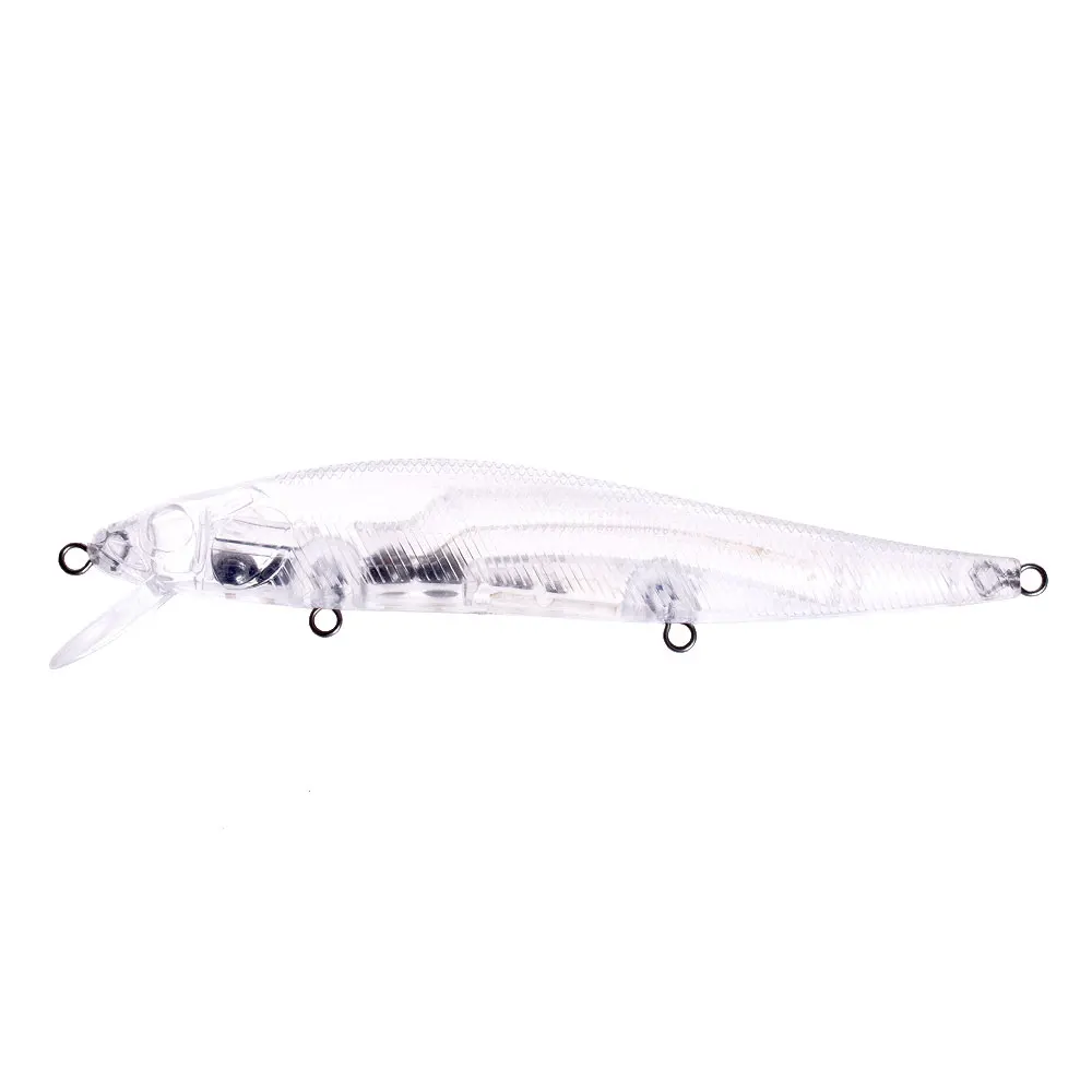 Wobbler minnow jerkbait duro transparente para agua salada marina - imagen 2