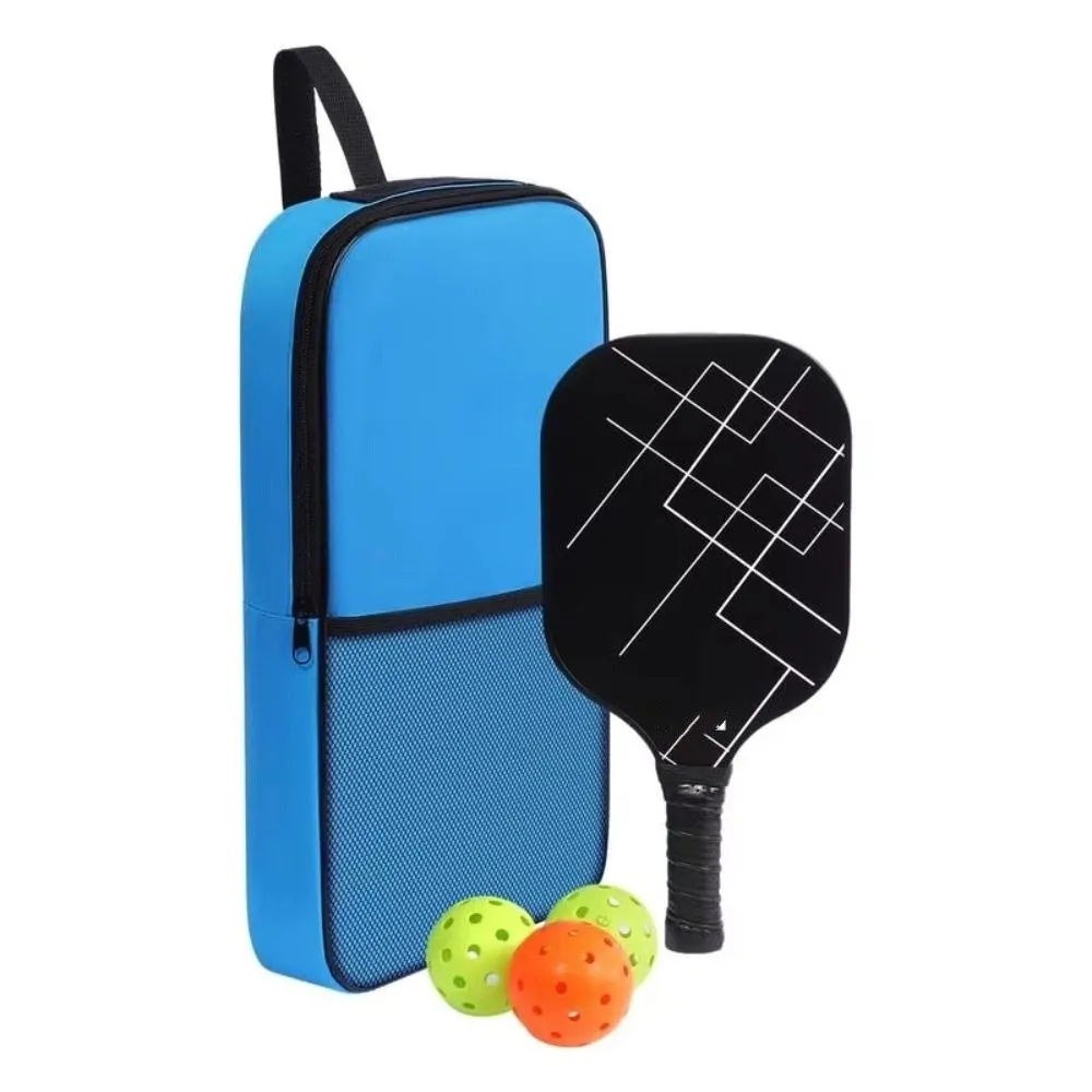Bolso cruzado de Pickleball de gran capacidad con cierre de cremallera, bolsa de paleta de Pickleball impermeable, correa ajustable profesional - imagen 2