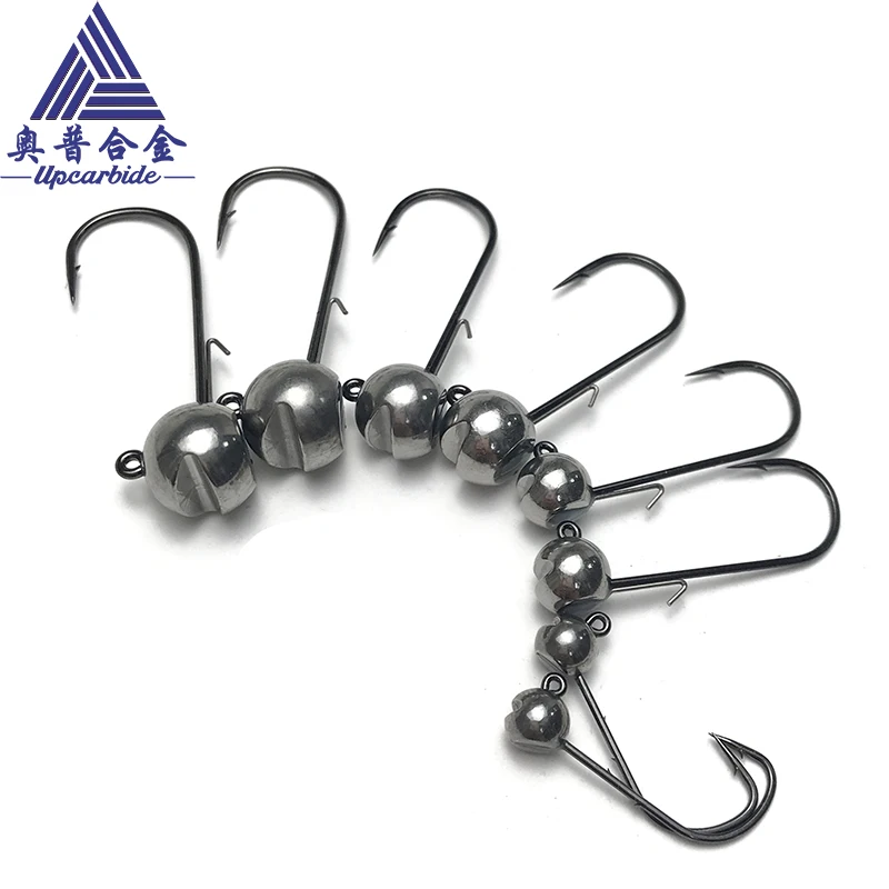 1,8g 2,7g 3,5g 5,3g 7g 10g 14g 17,5g 21g 28g 95% cabeza de anzuelo sólida manivela anzuelo de pesca cabeza Jig señuelo cebo duro plantilla de gusano suave - imagen 5