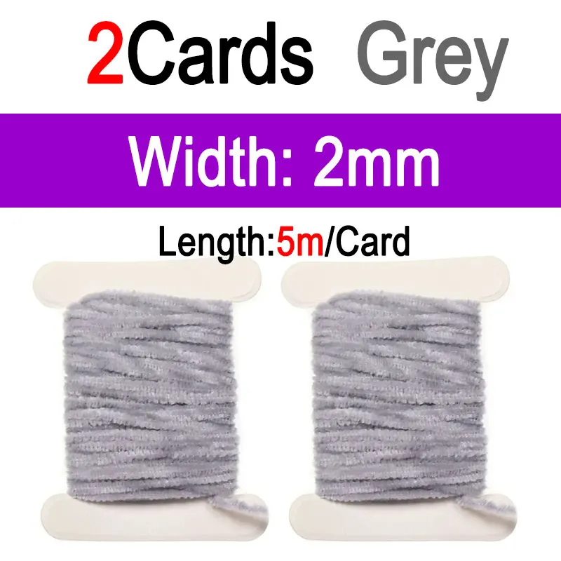 2pcs Grey 2mm