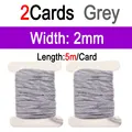 2pcs Grey 2mm