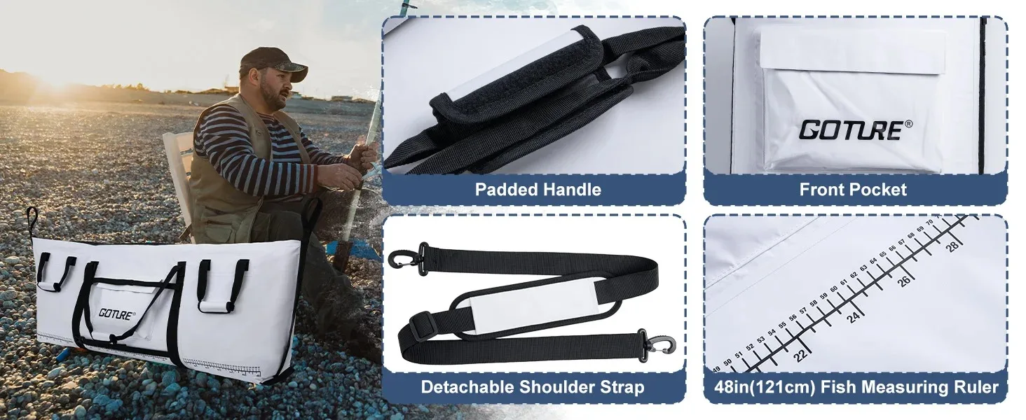 Bolsa enfriadora Goture fabricada en PVC 500D resistente al agua