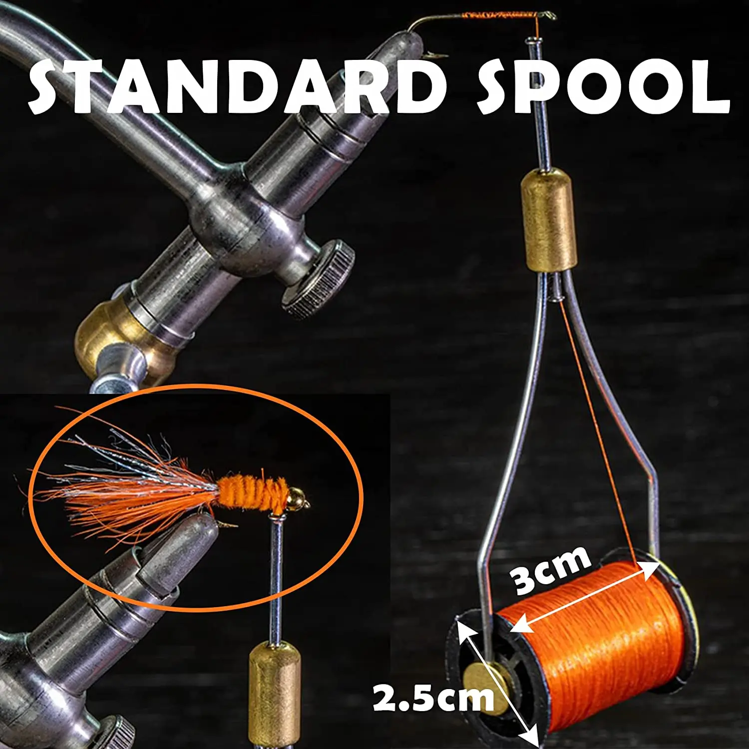 Riverruns-Hilo de atado de moscas, 72D-150D, cuerpo de hilo trenzado estándar 3/0, 6/0, 8/0, Material para atar moscas, pesca, ninfas - imagen 5