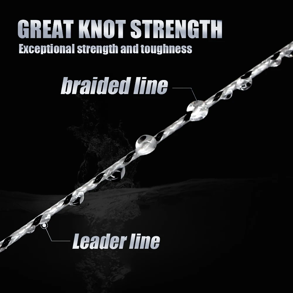 PROXPE-Hilo de pescar trenzado, hilo de pesca de 8 hebras, multifilamento suave, PE, Mosca, carpa, 100M, 300M, 500M, 1000M, resistente al desgaste - imagen 3