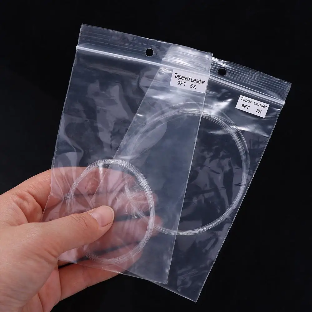 Líder cónico nailon pesca mosca – Superresistente y transparente 1X-6X - imagen 5