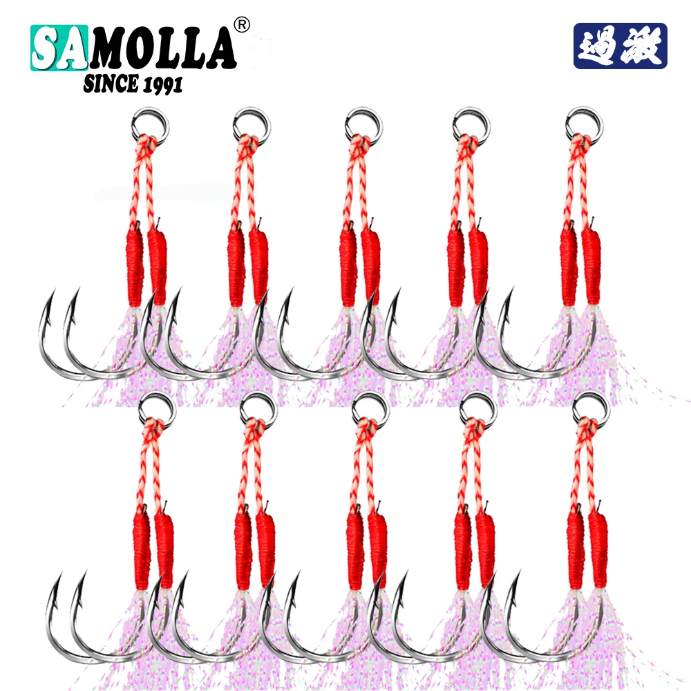 10 Pair silver hook