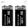 9V 1100mAh 2pc