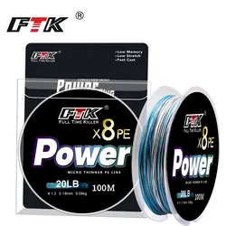 Hilo trenzado FTK X4/X8 – PE multifilamento 13-50lb