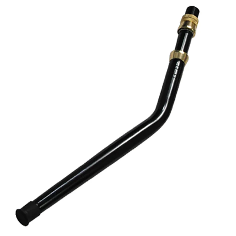 Empuñadura de aluminio para caña de pesca recta y curva dorado oscuro - imagen 4