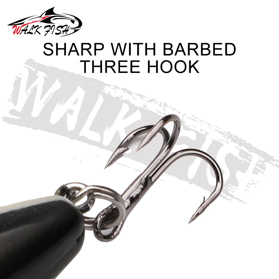 WALK FISH 1 Uds 43mm 3g Mini cebo duro pequeño hundimiento Minnow manivela Señuelos de pesca lubina agua dulce salada aparejos de pesca señuelo - imagen 3