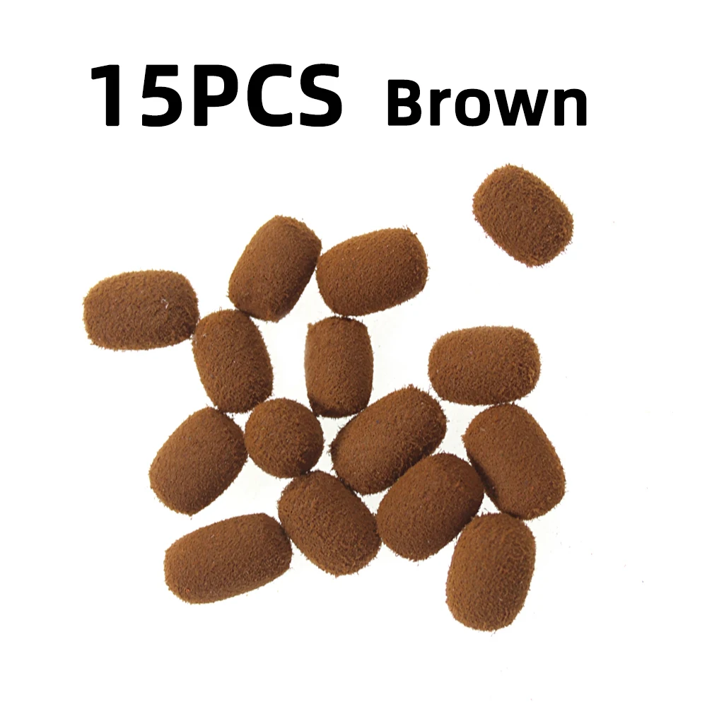 15pcs brown color