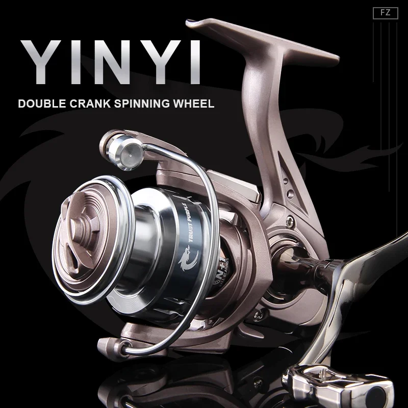 Carrete de pesca giratorio FZ 1500/2500/3000, relación de engranaje 5,2: 1, 22 libras, ultraligero, 5 + 1BB, para pesca en agua dulce y en agua salada - imagen 3