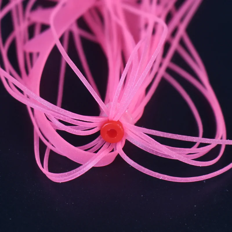 Kabura-ganchos de asistencia para Jigging Madai, gomas de Tai fuertes, faldas de silicona, cintas de filamentos, diferentes colores, deslizador, plomos para colas - imagen 2