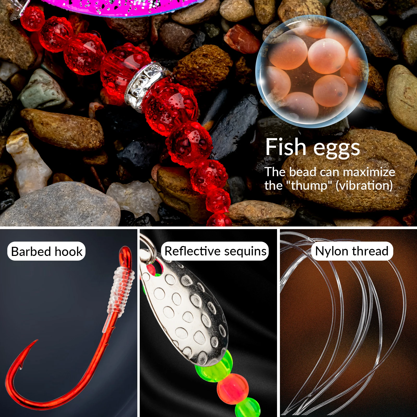 Kit Cucharillas Giratorias THKFISH para Lucio y Trucha - imagen 3