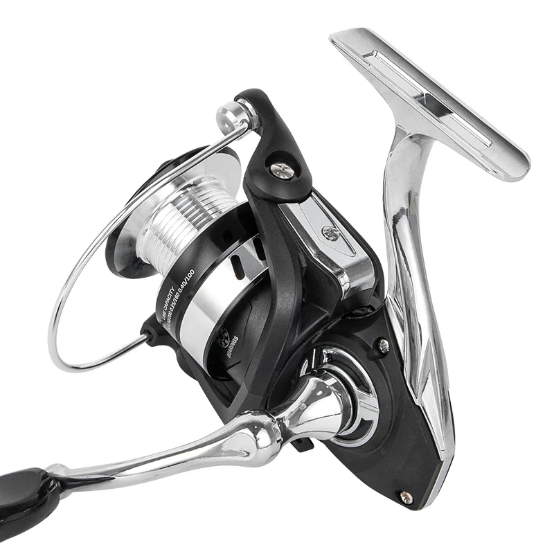 Carrete de pesca giratorio BILLINGS 1000-7000, carretes de pesca con carrete de Metal, arrastre máximo de 12KG, relación de engranaje 5,2: 1 para agua dulce y salada - imagen 5