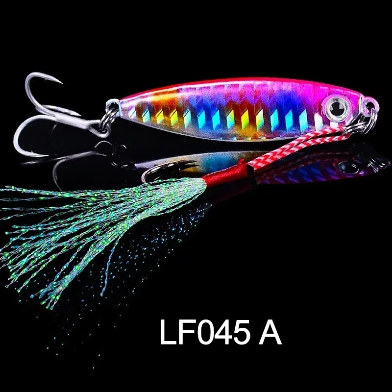 Señuelo de Pesca de 7/10/15/20/30G, lentejuelas de Metal, Crankbait, Jig Shads, cuchara, cebos artificiales, Wobbler de lubina, cebo giratorio, Señuelos de mar - imagen 4