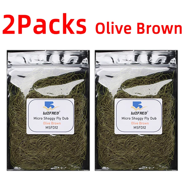 2 Packs olive brown
