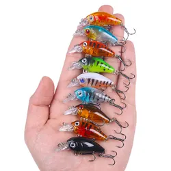 Crankbait duro oscilante para lubina, lucio y carpa en agua dulce