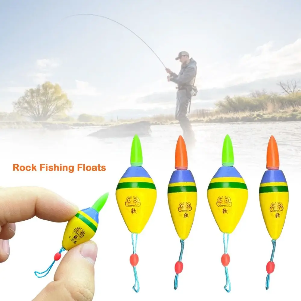 Nuevo Flotador de pesca electrónico Led, luz de tubo de deriva antideslizante, boya flotante, luz verde, flotadores de pesca en roca, cola corta