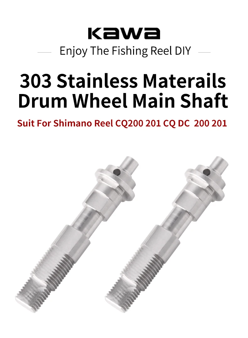 Eje principal Kawa para carrete Shimano CQ
