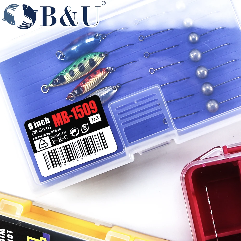 Caja de pesca B & U de gran capacidad, caja delgada de espuma EVA para moscas, tapa transparente, caja de aparejos de pesca, accesorios de pesca, cajas de almacenamiento para anzuelos y señuelos - imagen 5