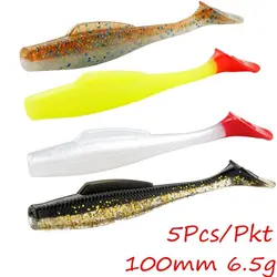 Señuelo swimbait suave flotante 100mm 6,5g TPR pesca jigging