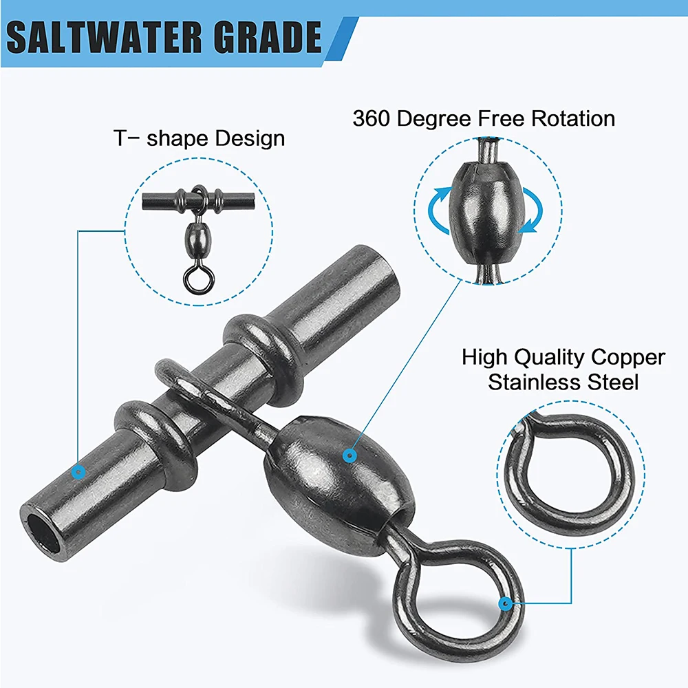 Experimente la pesca sin costura con nuestro giro de agua salada de alta calidad duradera