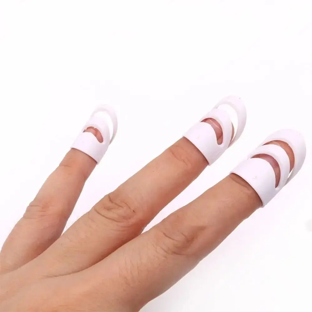 Juego de púas de dedo para guitarra eléctrica acústica, instrumento de cuerda, cubiertas de dedos de guitarra DIY, M, L, XL, 4 piezas - imagen 3