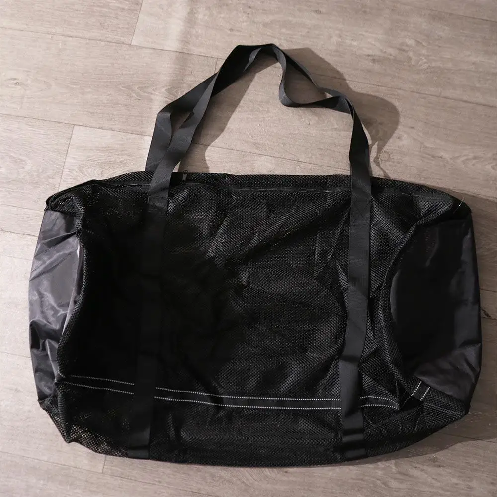 Bolsa de natación de malla plegable, bolso impermeable, bolsa de almacenamiento para playa, separación en seco y húmedo, cesta con cremallera, bolsa de almacenamiento de viaje corto - imagen 5