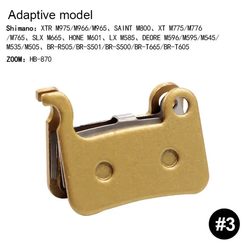 Pastillas de freno de bicicleta de montaña totalmente metálicas M335, pastillas de freno de disco de cobre para bicicleta BB5, pastillas de freno para bicicleta, accesorios para bicicleta - imagen 5